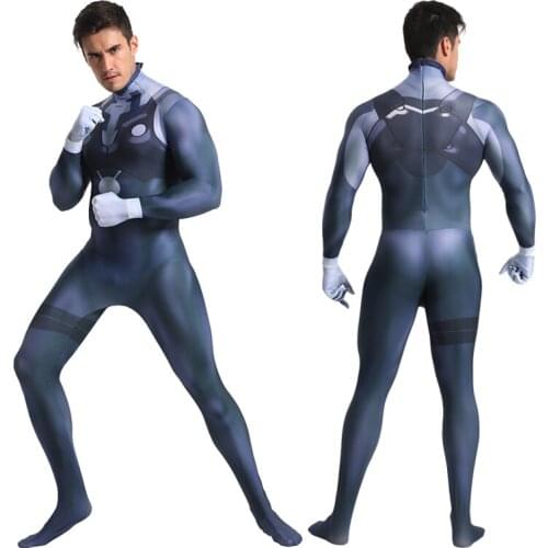 Anime Darling In The Frankxx 02 HIRO Bodysuit Cosplay Costumes 3D Printed Zentai Suit Spandex Halloween Jumpsuit