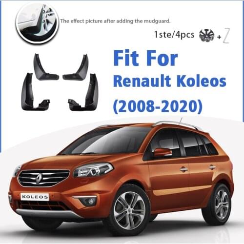 Mudguard For Renault Koleos 2008-2020 Front Rear 4pcs Mudflaps Mudguards Car Accessories Auto Styline Splash Guard Fender 2019