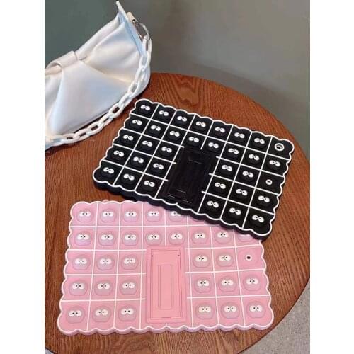 Kids Cartoon eyes Tablet Cover for iPad Mini 6 5 4 3 2 Pro 11 10.2 8th 7th 10.5 Air 9.7 5th 6th Silicone Push Bubble Fidget Case