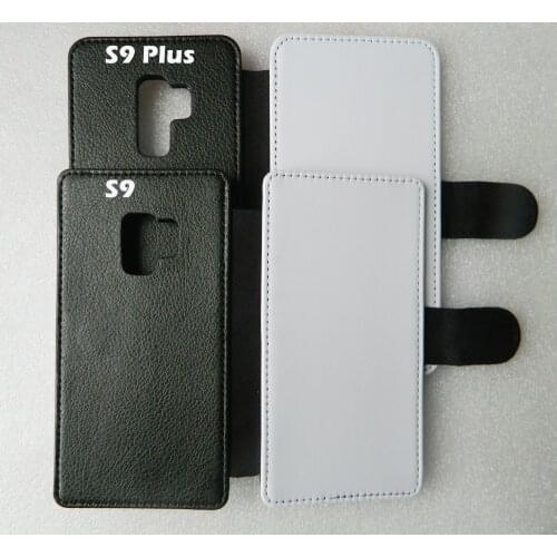Retail Blank Flip PU Leather sublimation case for samsung galaxy S6 S7 edge S8 S9 plus note 5 8 A3 A5 A7 J3 J5 J7 2016 2017 2018