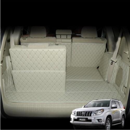 For fiber leather car trunk mat cargo mat for lexus gx460 2009 2010 2011 2012 2013 2014 2015 2016 2017 2018