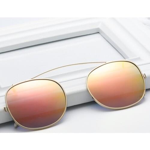 Evove Polarized Sunglasses Clips Fit Over Eyeglasses Frame Male Women for Car Driving Night Vision Lens Anti-UVA UVB Driver