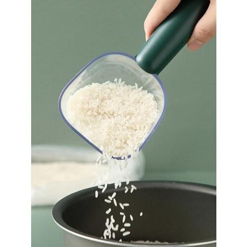 Kitchen Measuring Spoons Transparent Scale Measuring Spoon Rice Scoop Cake Baking Flour Measuring Cups Kitchen Cooking Tools