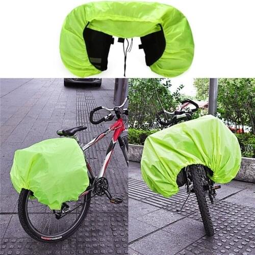 Lightweight Mountain Bicycle Pannier Bag Rain Cover MTB Road Bike Tail Rear Rack Luggage Pouch Protective Dustproof Cover Riding