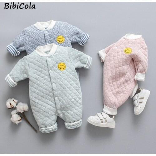 Autumn And Winter Baby Rompers Newborn Baby Clothes For Girls Boys Long Sleeve Solid color Jumpsuit Baby Clothing Kids Outfits