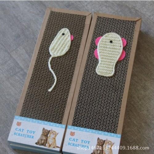 Pet cat scratching board corrugated cardboard honeycomb cat claw toy