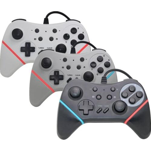 Wired USB Game Controller For Nintend Switch NS Support Switch and PC Games Joystick Gamepad For Windows7/8/10 With TURBO Button