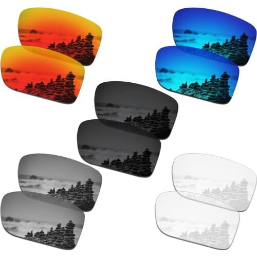 SmartVLT 5 Pairs Polarized Sunglasses Replacement Lenses for Oakley Double Edge - 5 Colors