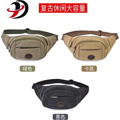 Yesetn Bag 062019 canvas purse outdoor cycling leisure men and women type chest bag cross body bag