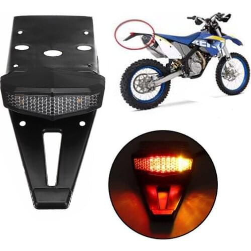 Universal Motorcycle ATV LED Rear Tail Brake Stop Indicator Signal Lamp Turn Signal Light For Bobber Dirt Bike