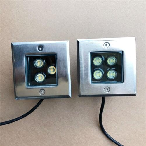 IP68 Waterproof LED Underground Light 3W 4W Outdoor Ground Garden Path Floor Buried Yard Spot Landscape 110V 220V 12V
