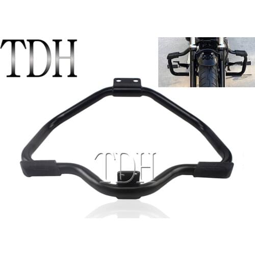 Motorcycle Highway Engine Guard Crash Bar For Harley Sportster XL 1200 883 04-18 Iron 09-18 48 XL883