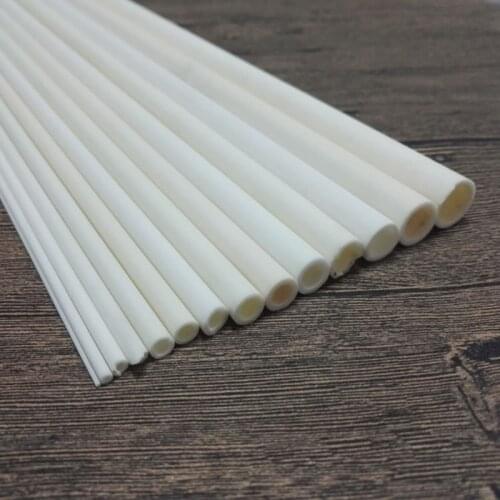 200mm Length 3.5-35mm ID High Temperature Resistant Corrosion Wear Ceramic Tube Corundum Hollow Insulating Alumina Burning Pipe