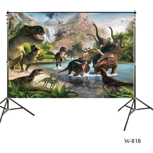 3D Jurassic World Dinosaur Party Photography Studio Backdrop Background Wall Decorations Dinosaur Theme Photography Backdrops