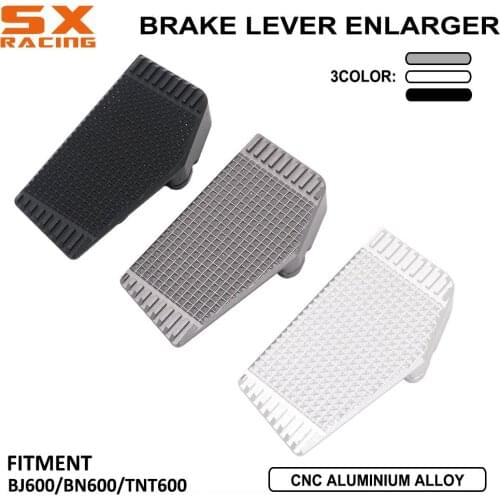 Motorcycle CNC Aluminum Rear Brake Lever Enlarger Foot Peg Pad Extension For Benelli BN600 BJ600 TNT600 BJ BN TNT 600