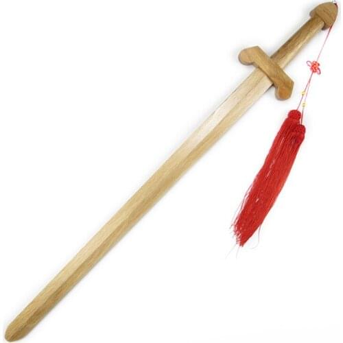 Tai Chi Wooden Swords Straight Sword Tai Chi Jian Kungfu Sword Exercise Stage Performance Props