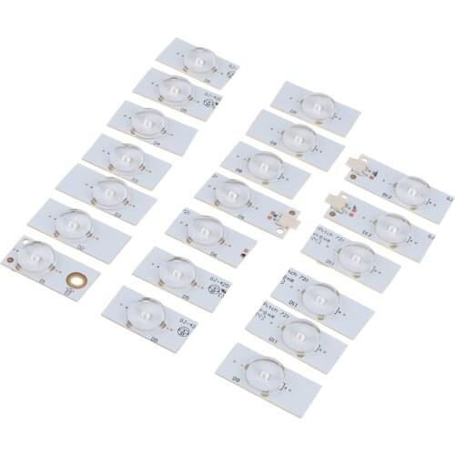 6v SMD Lamp Beads With Optical Lens Fliter For 32 65 Inch LED TV