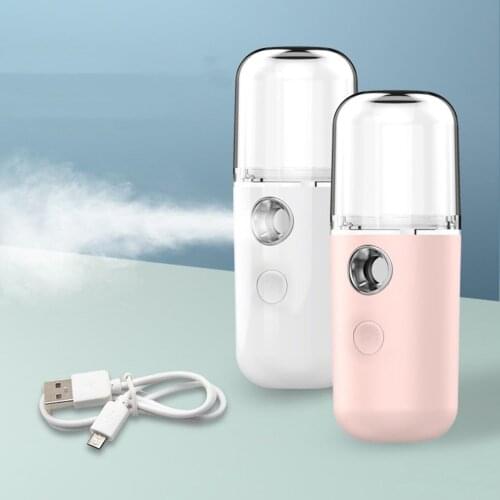 Hot Nano Spray Water Replenisher Hydration Instrument Mini Portable Rechargeable Facial Steamer Beauty Moisturizing Humidifier