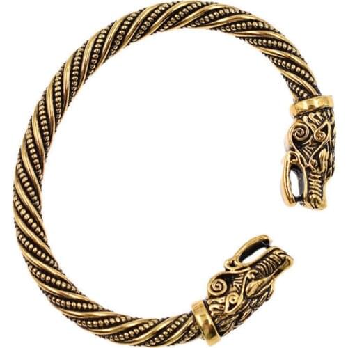 Men Wolf Head Bracelet Viking Bracelet Teen Indian Wristband Cuff Bracelets Women Bangles Stainless Steel Jewelry Accessories