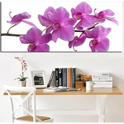 Pink Orchid Flower diamond art picture full drill square/round diamond painting Diy Diamond Embroidery,puzzle mosaic diamond kit