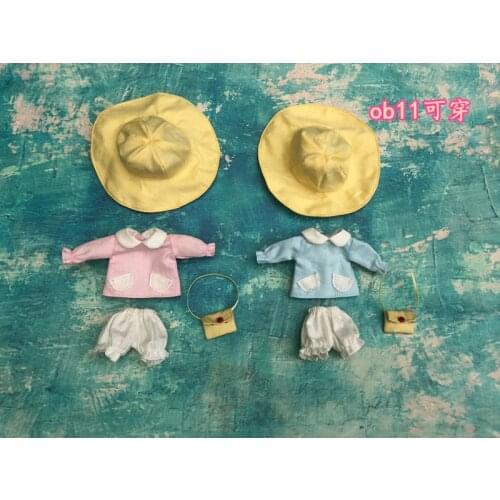 Clothes Obitsu11 OB11 1/12 doll suit coat bag/hat Young children available for cu-poche OB11 doll accessories doll coat