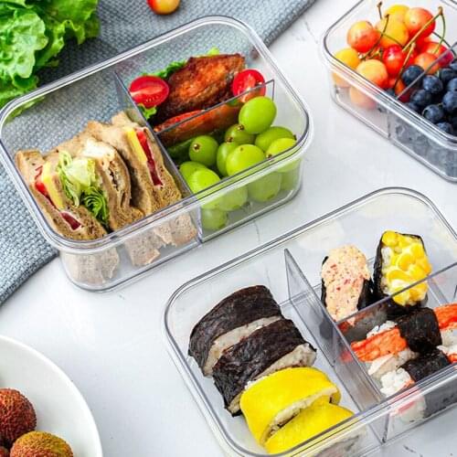 Transparent Visible Refrigerator Crisper Classification Storage Box Sealed Jar For Fruit And Vegetable Preservation SDF-SHIP