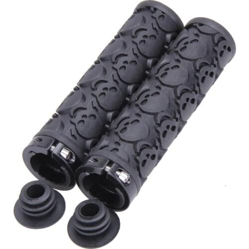 Rubber Bicycle Handlebar Grip MTB Mountain Road Bikes Anti-slip Lockable Handle Grips Sponge Bike Accessories Parts
