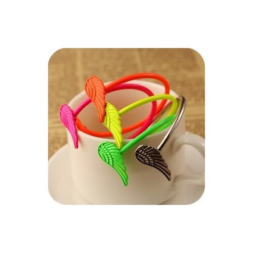 Mix jewelry wholesale price free shipping Jewelry Hut Fluorescent color candy-colored angel wings bracelet