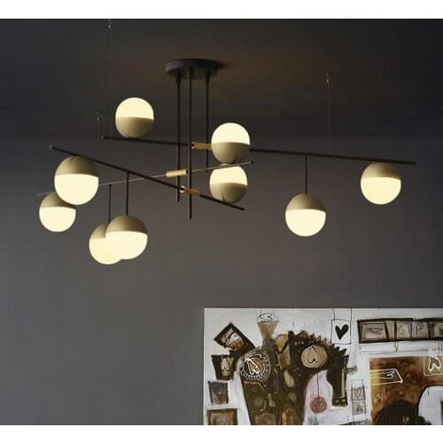 Nordic Modern Chandelier lighting Led Lamp E27 Industrial Ceiling Chandeliers Lighting Living Room Bedroom Light Fixtures