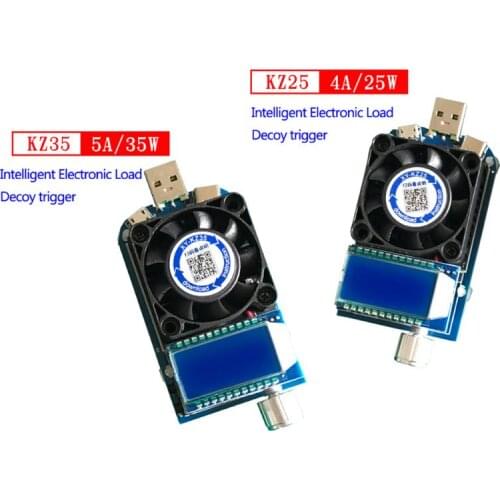 USB Intelligent Trigger Electronic Load Fast Charge Tester Support QC2.0/Q C3.0/AFC/FCP