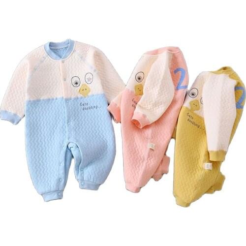 Spring Autumn 2021 Newborn Infant Romper Baby Girl Rompers Cotton Outwear Baby Boy Rompers Cartoon Kids Jumpsuit Toddler Romper