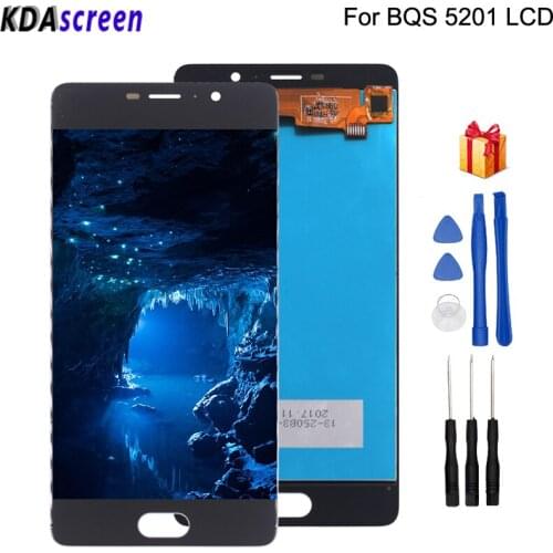 For BQ BQ-5201 BQ5201 BQ 5201 BQS 5201 LCD Display Touch Screen Phone Parts Digitizer Replacement With Free Tools