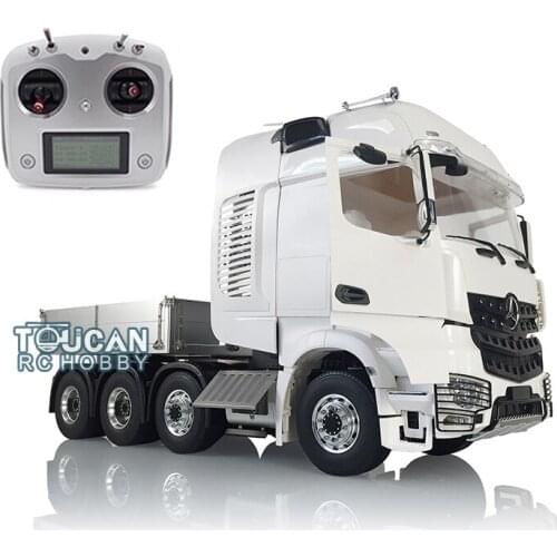 Lesu 1/14 Metal Chassis Hercules Cabin Rc Truck W/ Hopper Equipment Rack Esc Radio THZH0773-SMT3