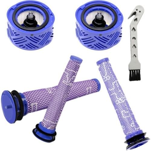 1Set Pre-Filter and HEPA Filter for Dyson V6 V7 V9 Vacuum Cleaner 965661-01& 966741-01 Replacement Accessories