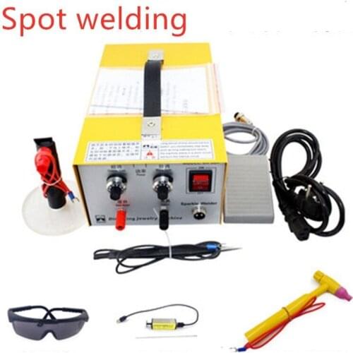 110V/220V Dual Purpose Small High Power Jewelry Necklace Ring 80A Spot Welder Handheld Laser Pulse Welder