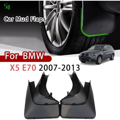 4 PCS Car Mud Flaps For BMW X5 E70 2007-2013 Mudflap Fender Mud Guard Flap Splash Flaps Mudguards Accessories