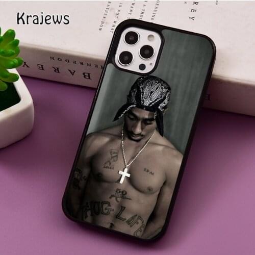 Tupac Shakur Iconic 2Pac phone Case For iPhone 5 SE 2020 6S 7 8 Plus 12 mini 11 Pro X XR XS Max Samsung S8 S9 S10 coque Cover