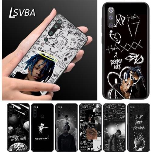 XXXTENTACION Rap Hip Silicone TPU Cover For Xiaomi Mi Note 11 10T 10 9 9T SE 8 Pro Lite Ultra 5G Phone Case Bag