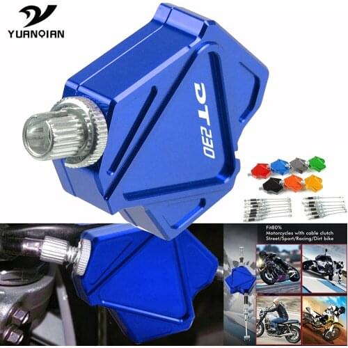 Motorcycle CNC Aluminum Stunt Clutch Lever Easy Pull Cable System For Yamaha DT230 LANZA DT 230 LANZA 1997-2011 2010 2009 2008