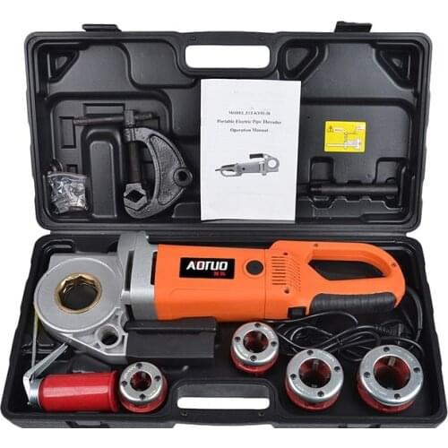 Electric Threading Machine Portable 220V / 2300W Handheld Electric Threading Machine