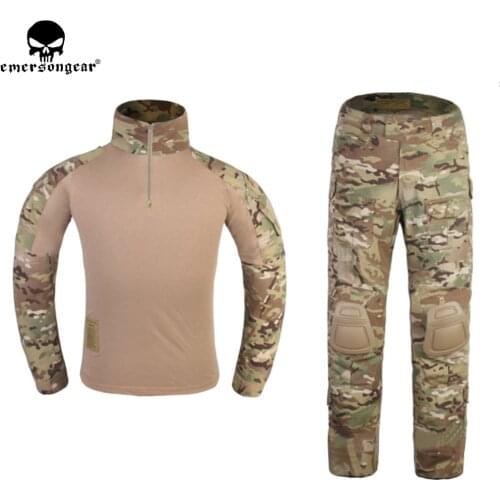 Emersongear Tactical Woman G3 Combat uniform pants&shirt airsoft Multicam Military Camouflage hunting Ghillie Suits clothes