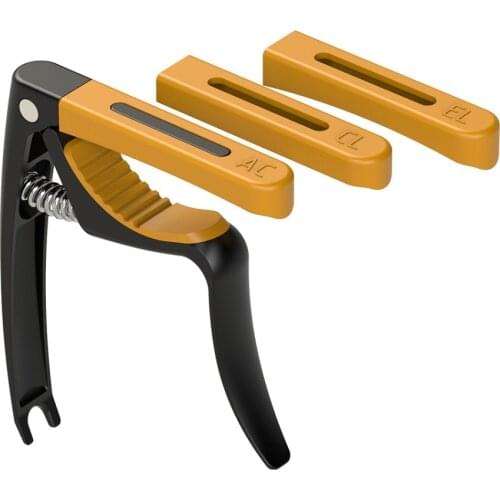 Solo Interchangeable Head Zinc Alloy Capo Folk Guitar Classical Guitar Electric Guitar Universal Capo With String Nail Function