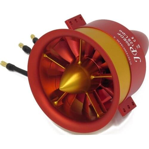JP 90 EDF Full Metal Ducted Fan CW CCW 4250 KV1750 Motor(6S), KV1080(12S) External Transmission Brushless Motor