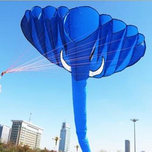 Soft elephant kite flying large cometas infantiles kite reel kite surfing parachute