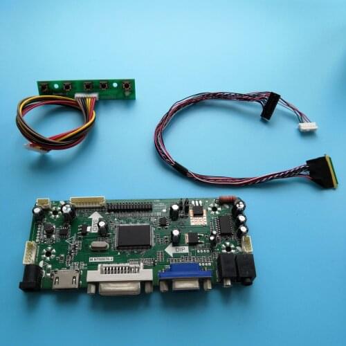 Kit For N140BGE-L22/L13 40pin LVDS 14" LED LCD 1366X768 Controller board Panel monitor VGA Screen HDMI DVI M.NT68676
