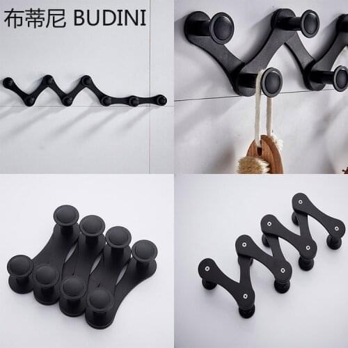 Space Aluminum Wall Hook Self Adhesive Sticky Kitchen Home Bathroom Bath Ball Key Bag Coat Hanger Storage Hanging Holder Rack