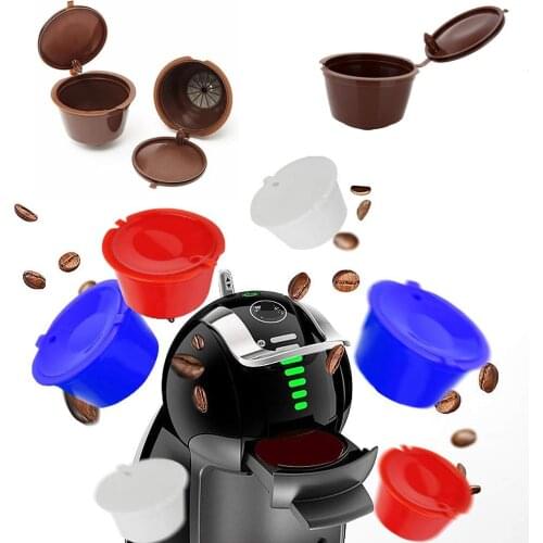 3pcs/pack use 150times Dolce Gusto Coffee Capsule Plastic Capsule Refillable Reusable Compatible with Nescafe Dolce Gusto refill