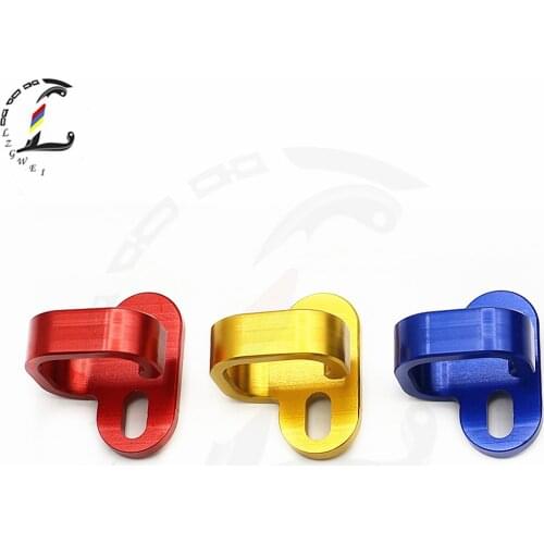 Motorcycle CNC Rear Brake Line Hose Clam For DR200 DR250 RMZ250 RMZ400 DRZ400 RM85 RM125