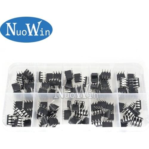 100pcs/lot In common use DIP IC kit NE555 UC3842 UC3843 UC3845 24C02 24C04 24C08 24C16 24C32 24C64 DIP each 10pcs