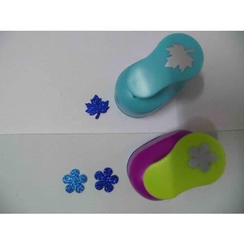 2pcs(2.5cm) flower and maple shape craft punch set Punch Craft Scrapbooking school Paper Puncher eva hole punch free shipping